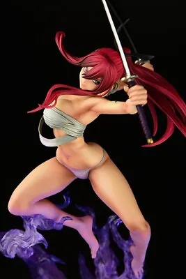 FAIRY TAIL Erza Scarlet Samurai Kouen Banjou Ver. Jet Black 1/6 Figure Orcatoys • £183.70