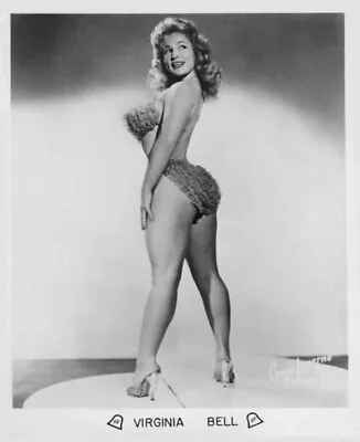 Burlesque Actress VIRGINIA BELL Publicity Picture Poster Photo 5x7 • $9.50