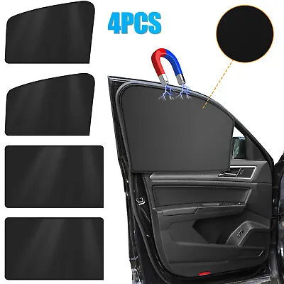 4PCS Magnetic Car Side Window Sun Shade Cover Shield UV Protection Front & Rear • $12.98