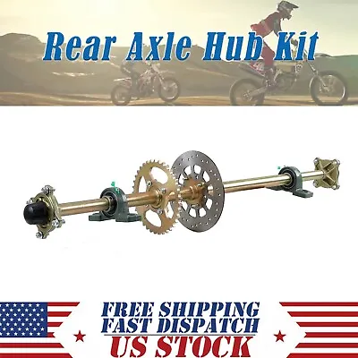 44'' Rear Axle Hub Kit 530-37T-58mm Chain Sprocket For ATV Quad Buggy Golf Cart • $209.09