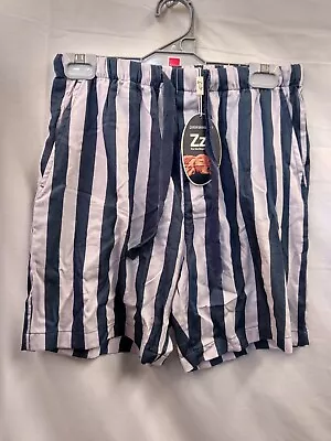 Peter Alexander Mens Blue Striped Shorts Size S (14.5in Waist) • $29