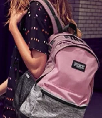 New Victoria's Secret PINK Campus Backpack Laptop Travel Book Bag Tote Rare Gift • $139.99