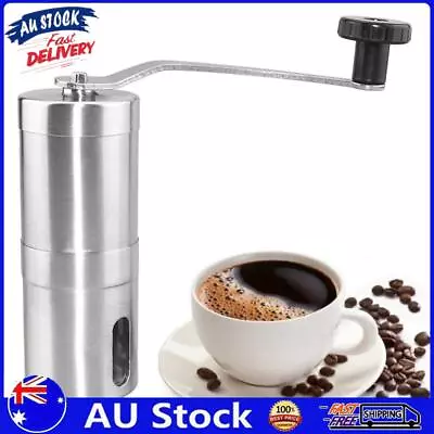 AU Stainless Steel Manual Coffee Grinder Maker Coffee Bean Grinding Machine​ • $13.89