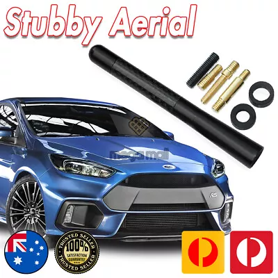 Antenna / Aerial Stubby Bee Sting For Ford RS Focus MK3 MKIII Black 8cm High • $23.99