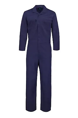 Men's Coverall Long Sleeve Mechanic Jumpsuit Workwear Overalls Elastic Waist • $36.95