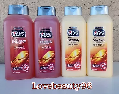 4pk V05 Vo5 Extra Body Collagen Volumizing Shampoo Conditioner 33 Oz • $52