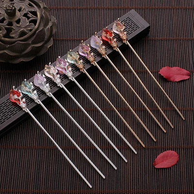 $2.68 • Buy 1PC Vintage Chinese Style Hanfu Hair Stick Women Metal ForkBEST Chopsticks P9A0