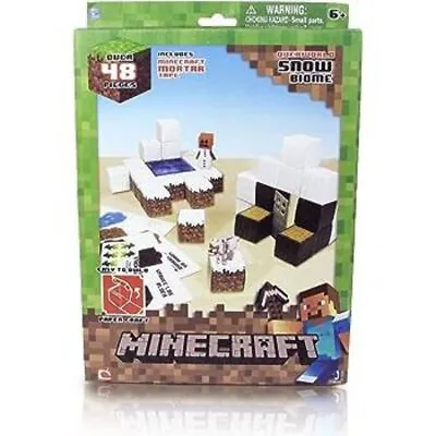 Minecraft Paper Craft - Overworld Snow Biome • $29.99