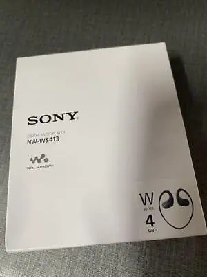 $224.04 • Buy Sony NW-WS413BM Waterproof Sports Wearable MP3 Player Black JAPAN NEW F/S