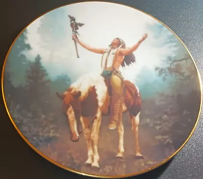 £13.99 • Buy Hamilton Collection Mystic Warriors Deliverance USA American Indian Horse Plate