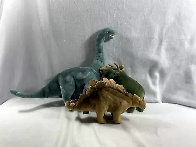 VTG Dinosaur Plush Lot Of 3 GUND Stuffed Toys Prehistoric Pet • $25