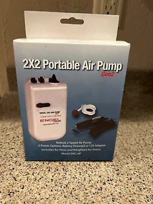 $42 • Buy Engel Coolers ENG-AP Portable Live Bait 2 Speed Aerator Pump Kit & 12V Adapter