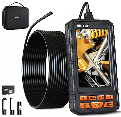 5Inch Borescope 5.5Mm Industrial Endoscope Camera With Light  HD Inspection Came • $63.99
