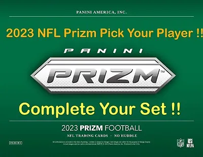2023 Panini Prizm NFL - Pick Your Player - Complete Your Set  - Buy More & Save! • $0.99