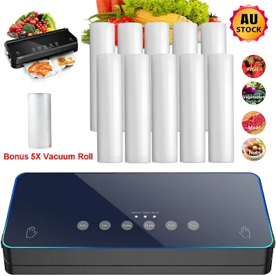 Vacuum Sealer Machine Fresh Food Storage Saver Bags Rolls Upgraded Version AU • $80.74