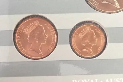 1987 2 Cent And 1 Cent Coins UNC Ex Mint Set • $13.95