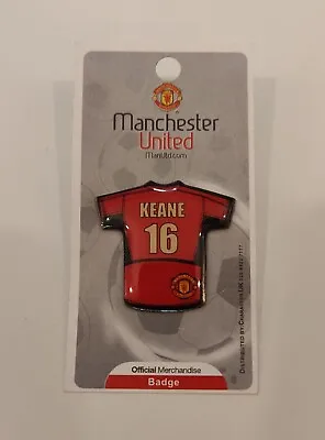 Roy Keane #16  - Manchester United Official Merchandise Badge Pin • $7.50