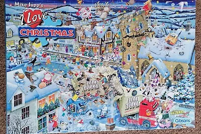 Mike Jupp I Love Christmas Jigsaw 1000 Piece • £7