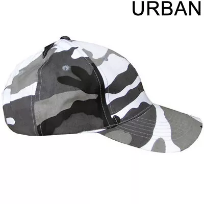 Kids Army Camo Cap Boys Girls Ripstop Hat DPM SAS Black Baseball Hat Camouflage  • £2.99