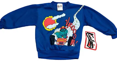 Kid Fusion Deadstock Vintage Sweatshirt Alligator Driving Size 6  • $16