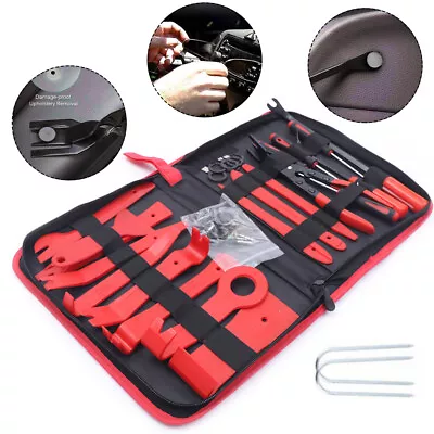 38pc Radio Body Door Panel Pry Dashboard Kit Clips Car Trim Removal Molding Tool • $27.56