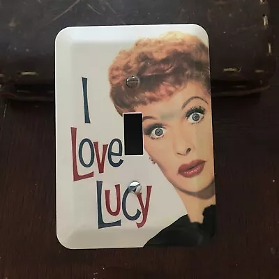 I Love Lucy Metal Switch Plate Cover With Matching Screws NEW! Out Of Package! • $10