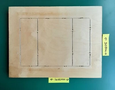 £40 • Buy Custom Made X Large Wooden Die Gate Fold Card Wedding Invites Large Machine Only