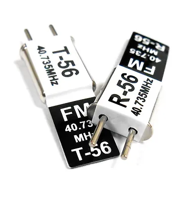 RC 40 MHZ 40.735 FM Crystal TX & RX Receiver 40MHZ Black Channel 17 • £6.16