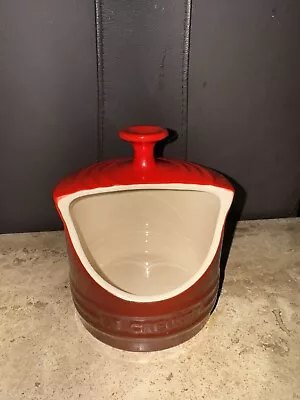 Le Creuset Red Ceramic Open Salt Pig • £25