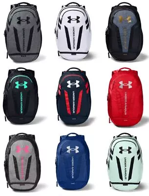 Under Armour 1361176 UA Hustle 5.0 Storm Backpack School Laptop Book Bag • $49.95