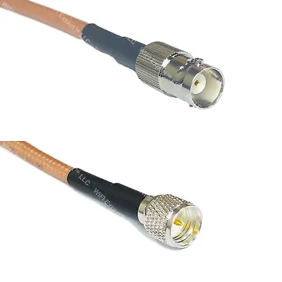 RG400 BNC FEMALE To MINI UHF MALE RF Cable FAST-SHIP LOT • $153.05