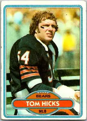 $0.74 • Buy 1980 Topps Football #267 Tom Hicks  Chicago Bears V44775