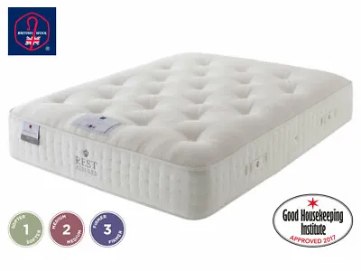£611.82 • Buy 4'6 Double Rest Assured British Wool Collection FIRM Mattress