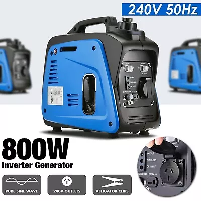 Inverter Generator 800W Max 700W Rated Portable Generator Pure Sine Wave Camping • $499.99