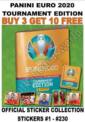 £0.99 • Buy Panini Euro 2020 Tournament Edition Sticker Collection - #1 - #230