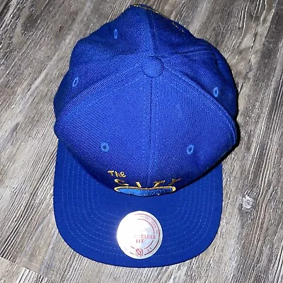 Golden State Warriors The City Mitchell & Ness Blue SnapBack Hat Cap New • $15