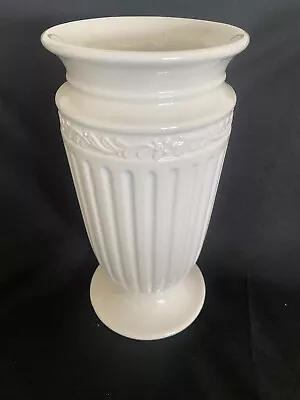 Mikasa ITALIAN COUNTRYSIDE Tall Vase ~ Bone White 12” #KT058 NEVER USED • $99