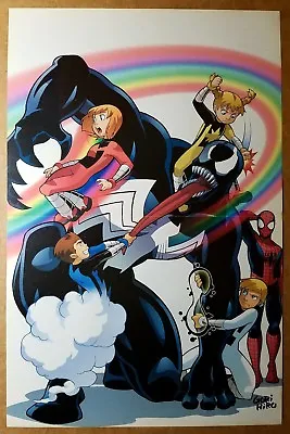 Venom Power Pack Spiderman Marvel Comics Poster By Gurihiru • $9.50