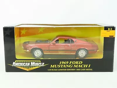 1:18 Scale Ertl American Muscle #32268 Diecast 1969 Ford Mustang Mach I  • $99.95