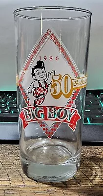 Vintage Bob’s Big Boy 50th Anniversary 1936-1986 Collector’s Glass • $15