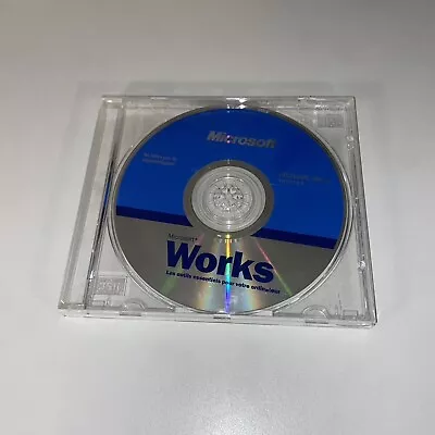 Microsoft Works 6.0 Word Windows PC CD-ROM Office (French ) Installation • $8.70