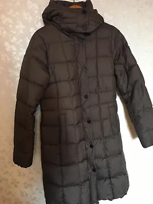 Marc O'Polo Down Jacket/Coat 40/M Hooded Brown Down • £54