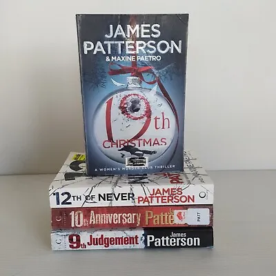 4x Women's Murder Club James Patterson Large Paperback 9th 10th 12th 19th Lot  • $32.95