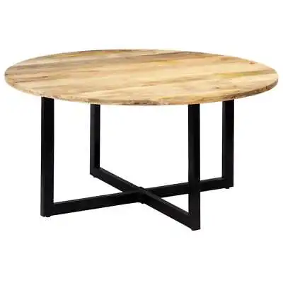 Dining Table Round Home Dinner Table Kitchen Stand Dining Room Table VidaXL • £193.99