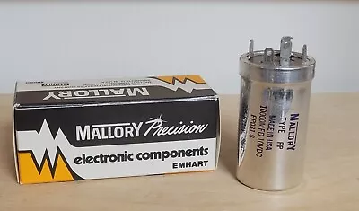 Fp031.8 Mallory Capacitor 10000uf 10v Aluminum Electrolytic Large Twist Lock • $19.99