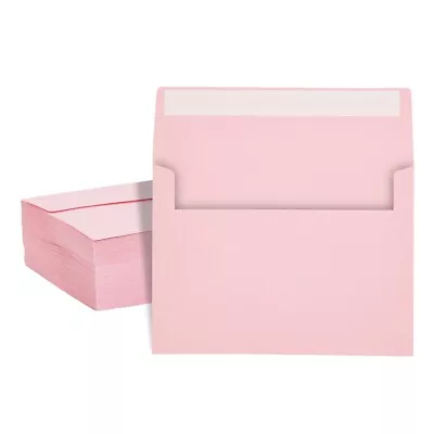 200 Pack A7 Envelopes For Invitations Wedding Announcement 5 1/4 X 7 ¼ Pink • $21.89