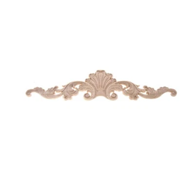 $8.46 • Buy Wood Carved Applique Frame Onlay Corner Furniture Decal Craft-Decor Unpainted