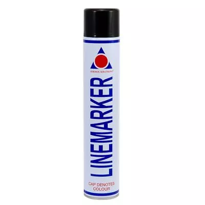 Linemarker Black Line Marking Spray Paint 4x 750mL Durable Semi-Permanent 3L • £25.99