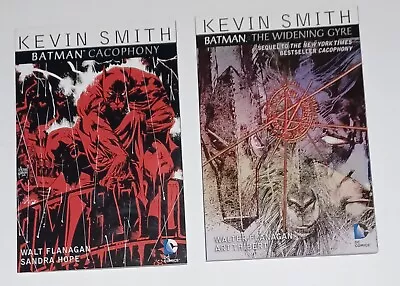 Lot Of 2 - Batman TPB - Cacophony & The Widening Gyre - Kevin Smith SC • $19.88