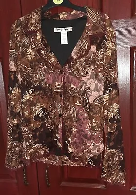 Cydney Mar Paisley Lace Jacket With Lace Trim • £14